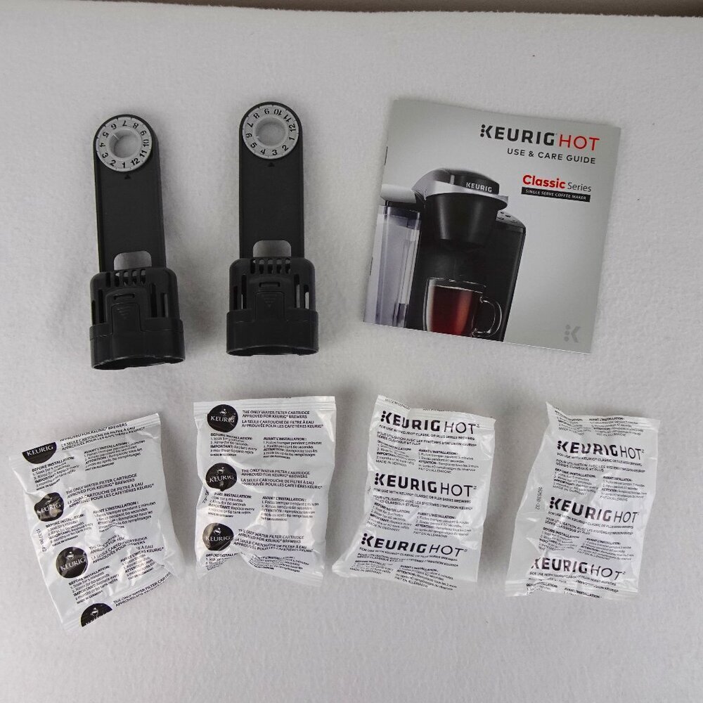 Keurig Water Filter Holders Lot of 2 & 4 Filters OEM Keurig 1.0 Coffee Makers